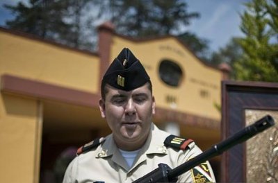 Gorra cuartelera del ejército Mexicano - Capitán