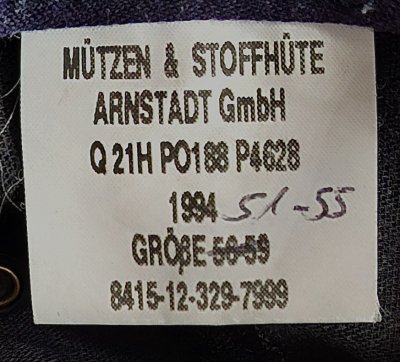 Bundesmarine Bordmütze - Sommer