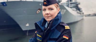 Bundesmarine Schiffchen Offiziere