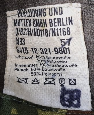 Bundeswehr Wintermütze