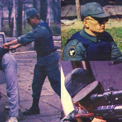 Czapka ćwiczebna policji 
