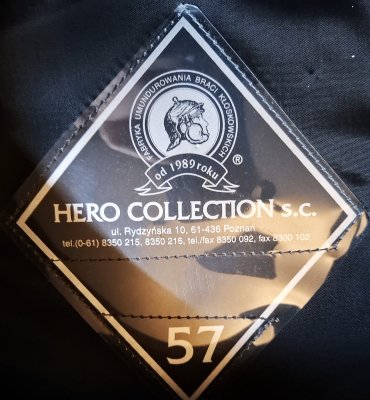 Czapka garnizonowa Policja - aspirant sztabowy 