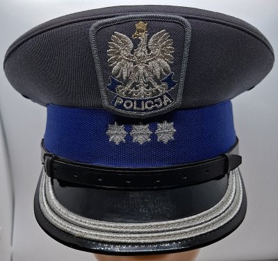 Czapka garnizonowa Policja - inspektor