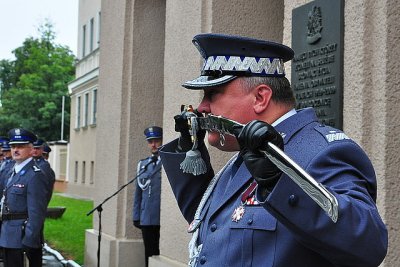 Czapka garnizonowa Policja - nadinspektor
