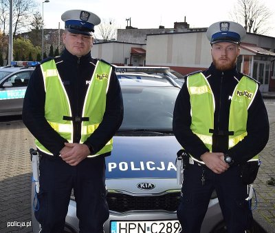 Czapka garnizonowa Policja - starszy posterunkowy