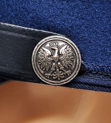 Czapka garnizonowa Policja wz. 2002 - aspirant szt