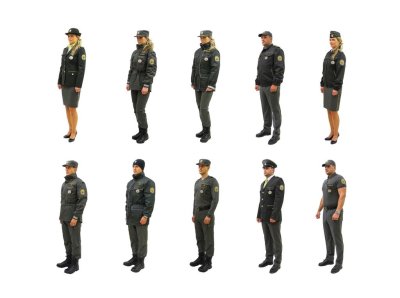 Služobná rovnošata cvičná čiapka ZVJS