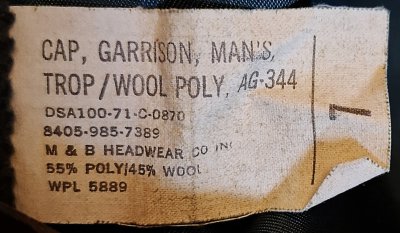 NCO garrison cap service uniform Class A 