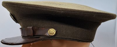 US NCO OD peaked cap