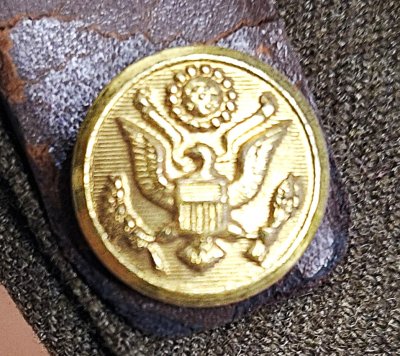 US NCO OD peaked cap