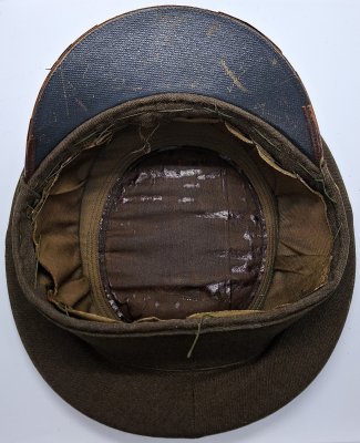 US NCO OD peaked cap