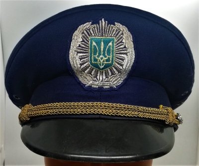 Czapka garnizonowa milicji ukraińskiej