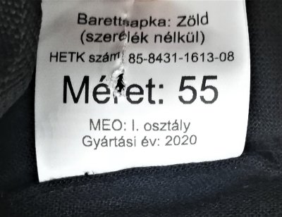 Műszaki barett - wojska techniczne
