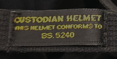 Civil Nuclear Constabulary custodian helmet