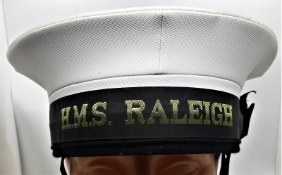 Royal Marine cap HMS Raleigh 