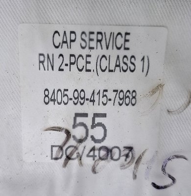 Royal Navy service cap 
