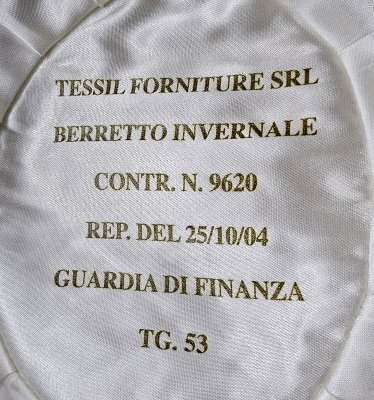 Guardia di finanza - berretto donna