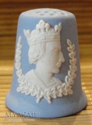 Naparstki wytwórni Wedgwood z kamionki jaspisowej
