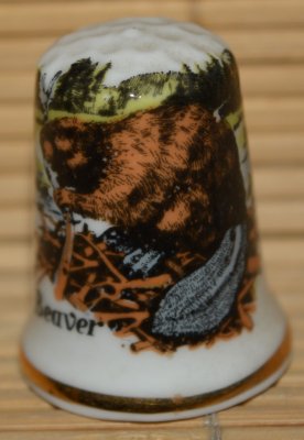 Naparstki bez sygnatur - motyw zwierzęta