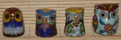 Cloisonne figurki