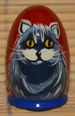 Rosja naparstki  drewniane ,ręcznie malowane