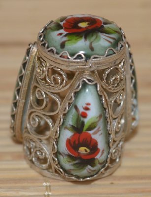 Rosja , naparstki filigran 