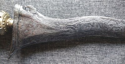 Sztylet malajski Bugis Keris