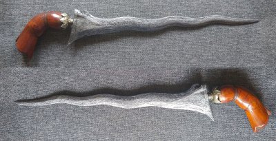 Sztylet malajski Bugis Keris